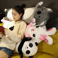 cartoon long plush animal pillow stuffed koala panda toy soft sofa stuffed cushion kids sleeping pillows girl birthday gift