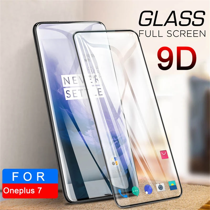 Закаленное стекло Защитное для Oneplus 7 pro 6 Защита экрана 6T 5 5T 3T 3 9D|Защитные стёкла и