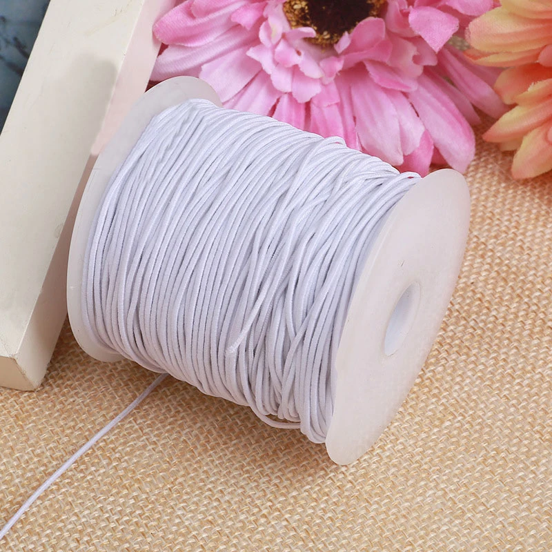 100 м/лот 0 8 эластичный шнур мм бисер Стрейчевые нитки макраме Строка Веревка из