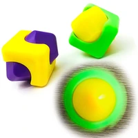 top spinner toy cube edc anti stress cuber mini square finger spinner toys for autism adhd puzzle gift for adults