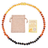 sa silverage 0 12 years old anniversary 2021 natural baltic amber necklace baby chain childrens necklace jewelry amber