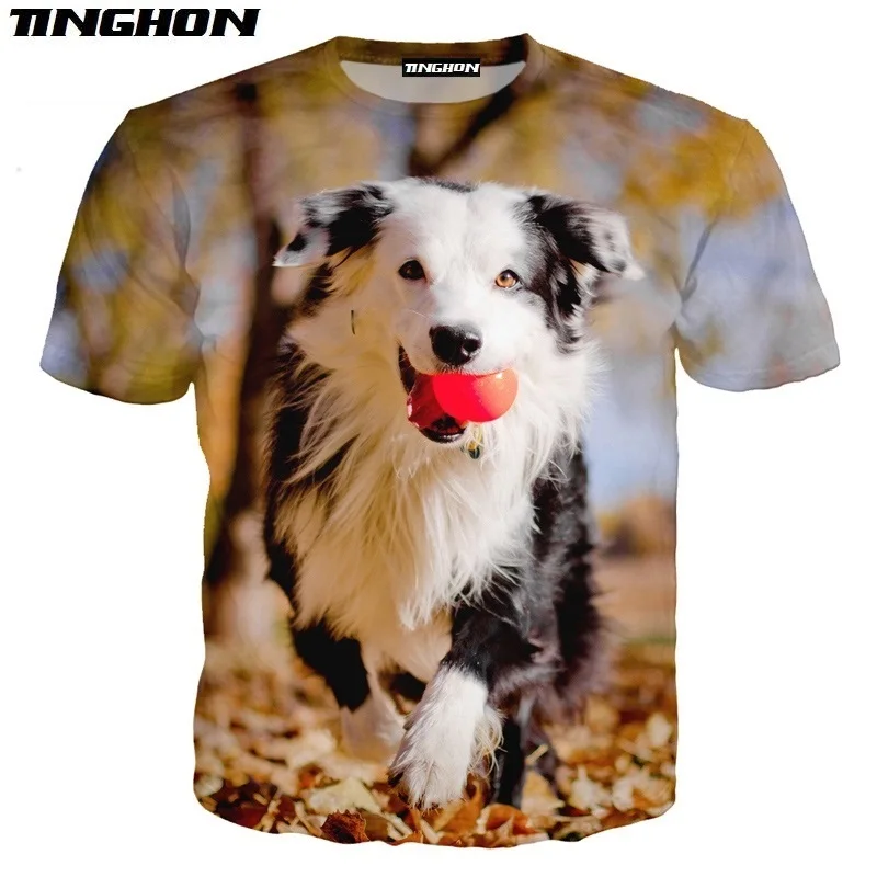 Женская футболка с изображением животных собаки 3D леса далматинской тематики