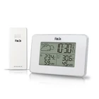 Цифровая метеостанция с будильником, беспроводной датчик, гигрометр, часы с термометром, ЖК-дисплей, время, настольные часы, измеритель температуры