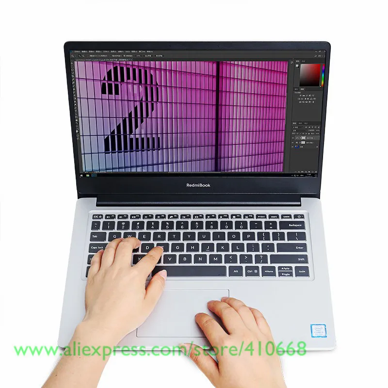 Прозрачный чехол для клавиатуры ноутбука из ТПУ защита кожи Xiaomi RedMi book 14 Series 2019