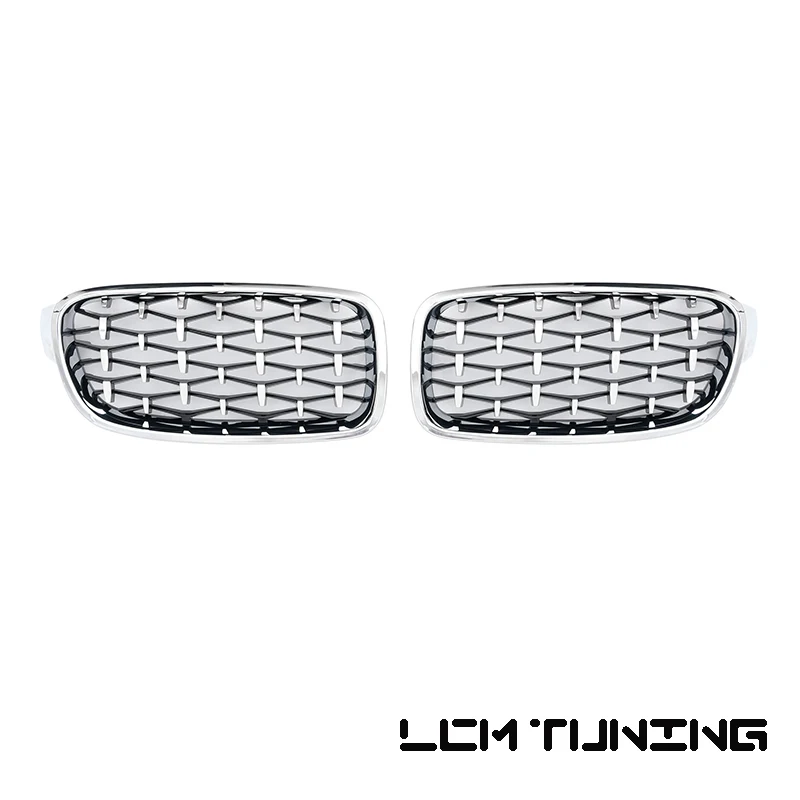 Replacement Style ABS Diamond Front Kidney Grille Overlay 2012-2018 For-BMW 3 Series F30 320i 325i 328i 335i | Автомобили и