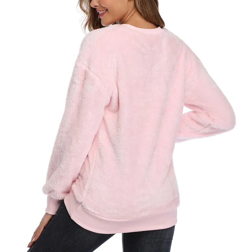 Женская футболка женские топы одноцветная плюс размер Повседневная Свободная с