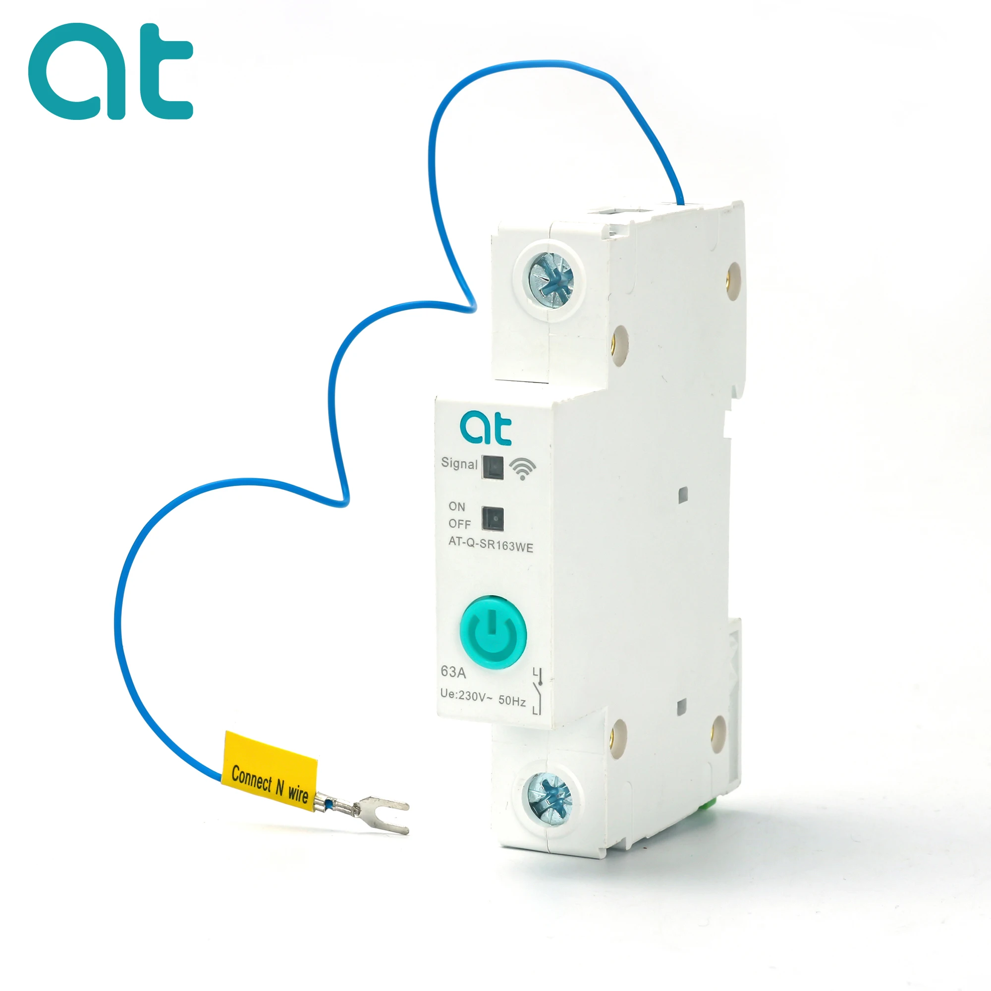 Автоматический выключатель Wi-Fi 1P на DIN-рейку умный с дистанционным управлением