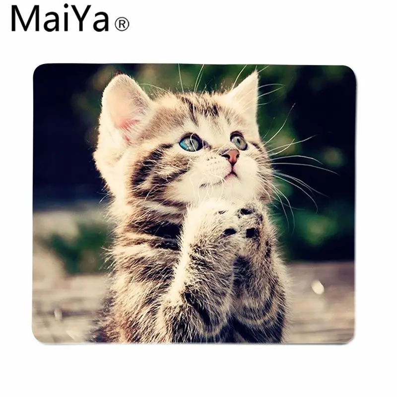 

Maiya Top Quality Cute Cats Kittens Durable Rubber Mouse Mat Pad Top Selling Wholesale Gaming Pad mouse