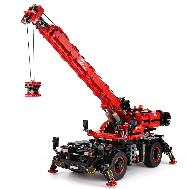 Новинка 20085 fit 42082 Technic серия вездеходный кран строительные блоки кирпичи развивающие игрушки diy подарок на день рождения