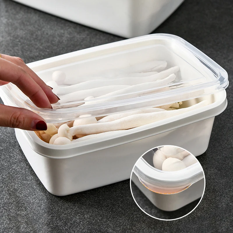 

1/6pcs Refrigerator Organizer Bins Fridge Organizers Storage Box for Freezer Cabinets can CSV