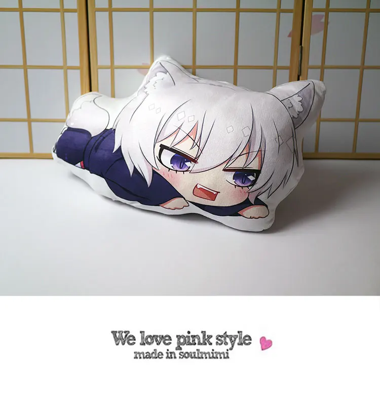 Kamisama love Подушка Игрушка Аниме Tomoe короткие плюшевые мягкие милые лисы кукла Двусторонняя наволочка 30x50 см для подарка