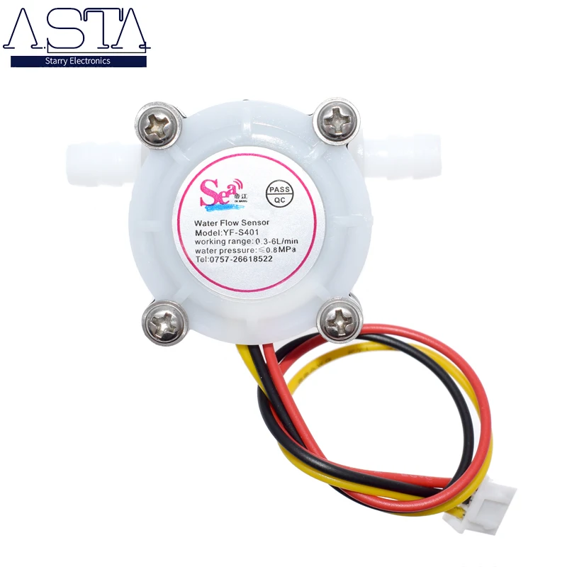 Датчик расхода воды и кофе счетчик расходомера 0 3-6l/мин внутренний диаметр 2 мм I81 |