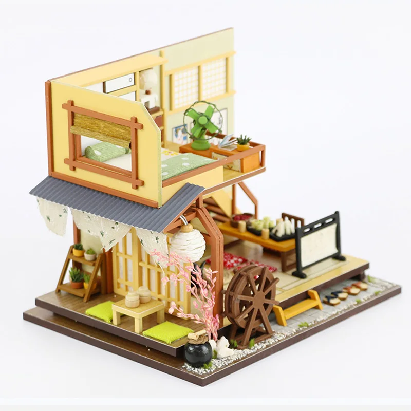 DIY Roombox миниатюрная кукольная мебель игрушка лес праздник деревянный ручной работы Miniaturas дом сборные наборы игрушки для детей