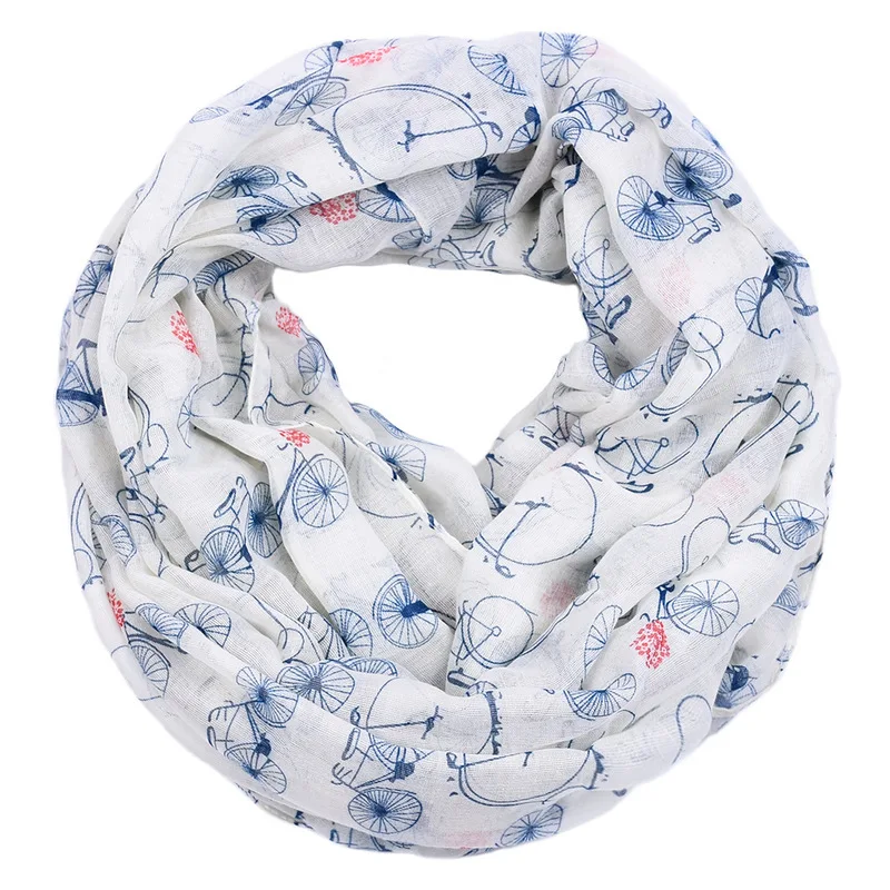 Новый 2019 Ms Вуаль шарф Euramerican популярный велосипедный с принтом оптовая продажа Yiwu