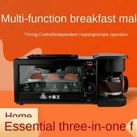 breakfast machine three in one household multifunctional electric oven toaster coffee machine toaster sand machine