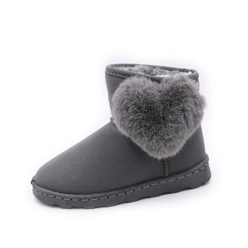 

Children's Shoes Snow Boots Unisex 2020 New Winter Waterproof Boys Thick Plush Shoes Girls Warm Shoes Kids Short Boots Student
