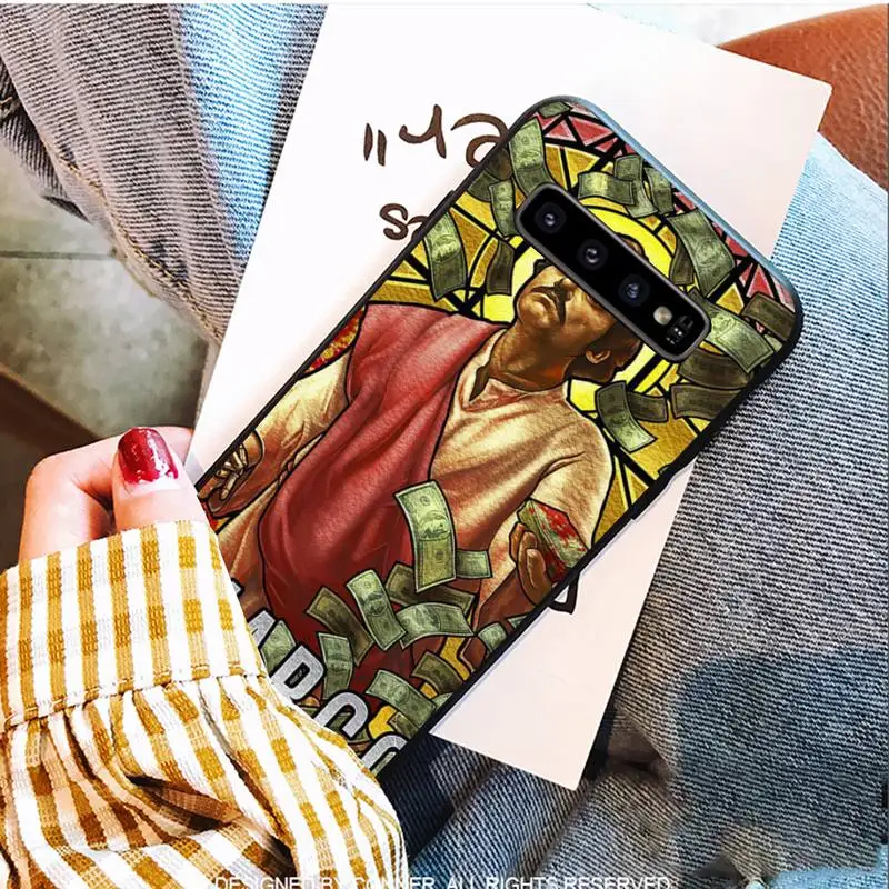 

Narcos TV Series Pablo Escobar Black Soft Phone Cases For Samsung S9 10 20 Plus Note 9 10 10plus 20 Ultra A20 21s J7 Plus 8