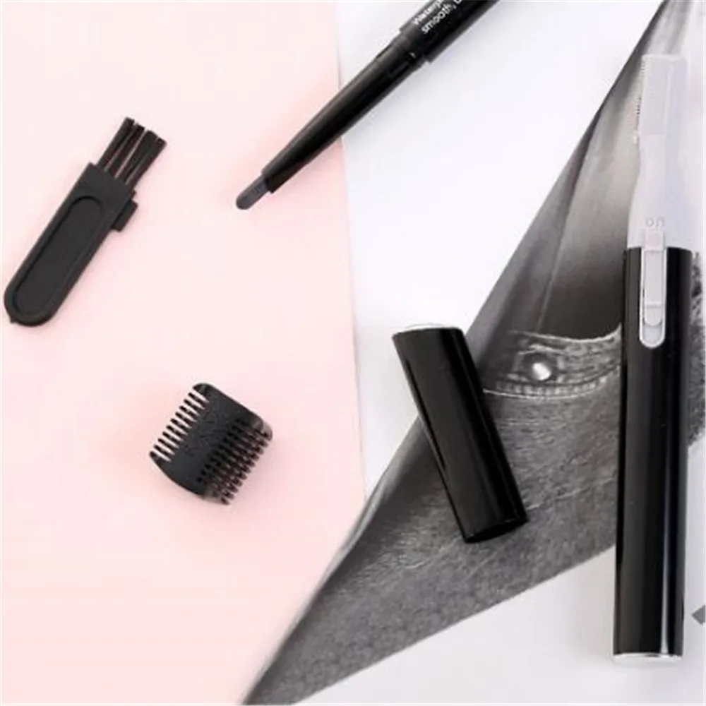 Электрический триммер для бровей 1 шт. безболезненный мини-эпилятор бритва