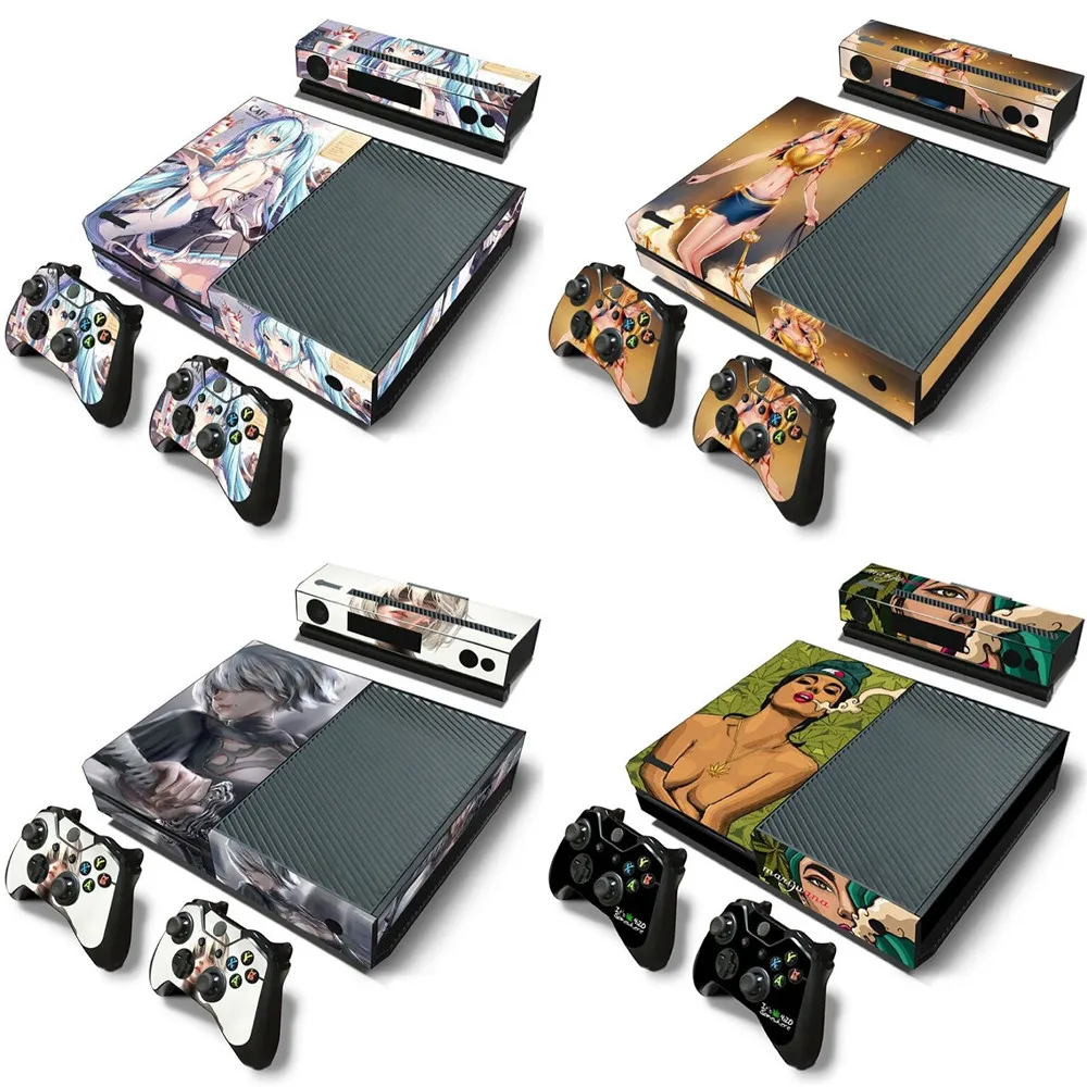 Виниловая оболочка для консоли XBOX One + 2 наклейки контроллер флаг США|cover for|cover