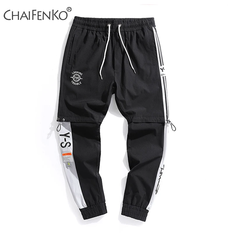 

CHAIFENKO 2020 New Hot Hip Hop Streetwear Pocket Cargo Pants Jogger Sports Trousers Men Fashion Tide Brand Beam Foot Men's Pants