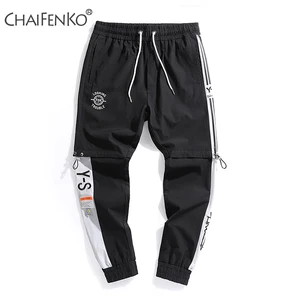 chaifenko 2020 new hot hip hop streetwear pocket cargo pants jogger sports trousers men fashion tide brand beam foot mens pants free global shipping