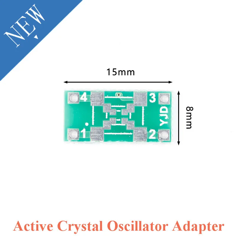 

5 шт. активный кварцевый генератор, переходная плата, соединитель пластины, подходит для пакетов 7050 5032 3225 и SMD