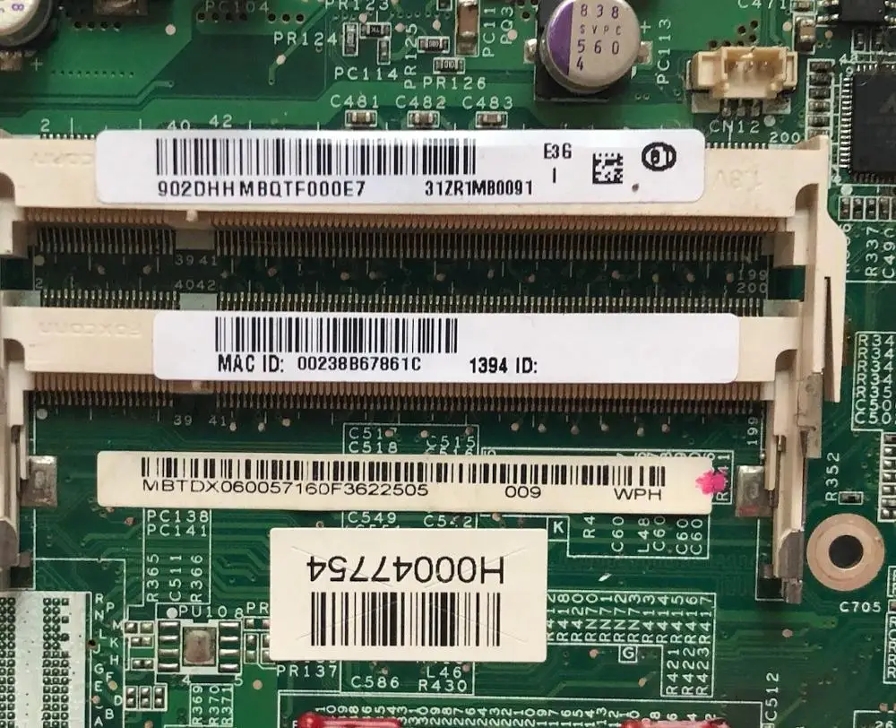 Материнская плата DA0ZR1MB6E0 для ноутбука ACER 3680 5570 5580 5583 100% тестирование полностью