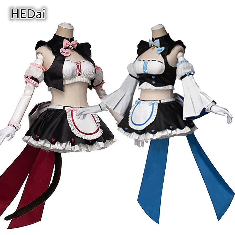 

NEKOPARA Chocolate And Vanilla Racing Girl Cosplay Costume Woman Sexy Dress Christmas Gift Cos Outfits