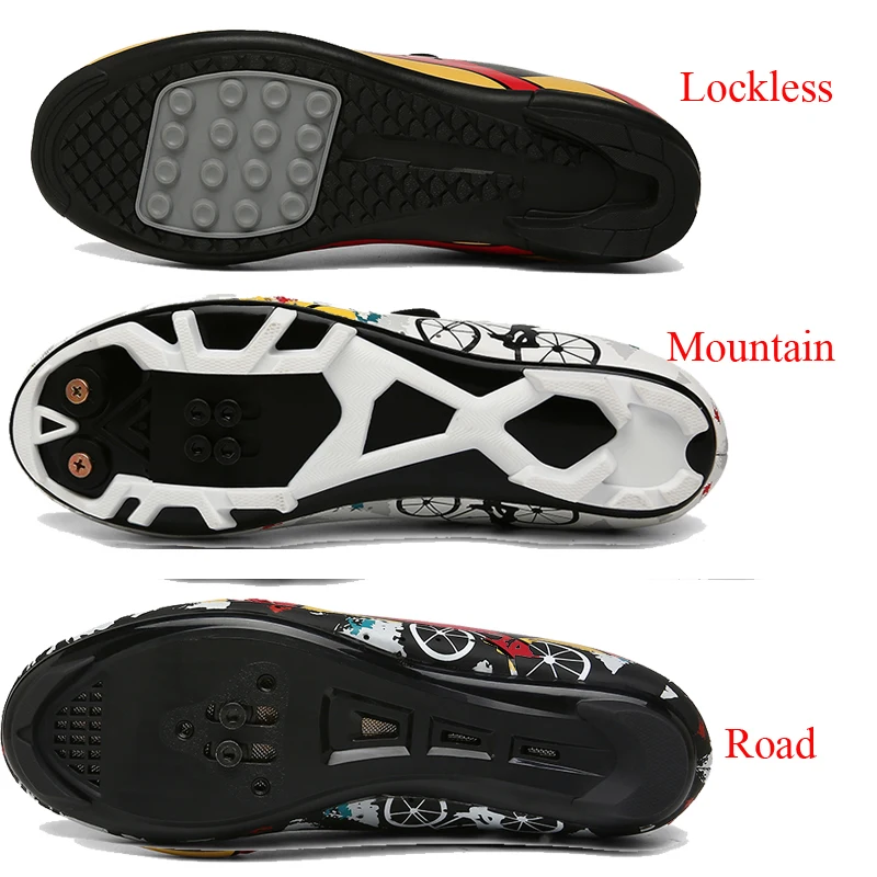 

Winter MTB Cycling Shoes Men Outdoor Sports Self-locking Road Bike Sneakers Racing Women Bicycle Shoe Flat Cleat Mountain SPD