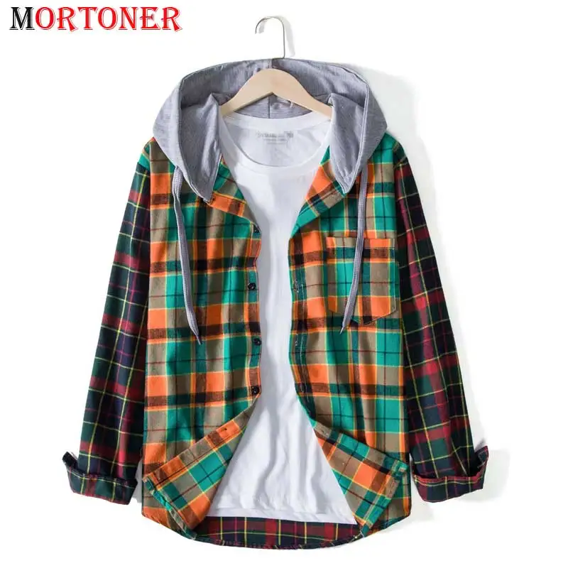 

Повседневная клетчатая Толстовка для мужчин и женщин, новинка весны 2021, легкая кофта с длинным рукавом, мужская повседневная рубашка на пуговицах