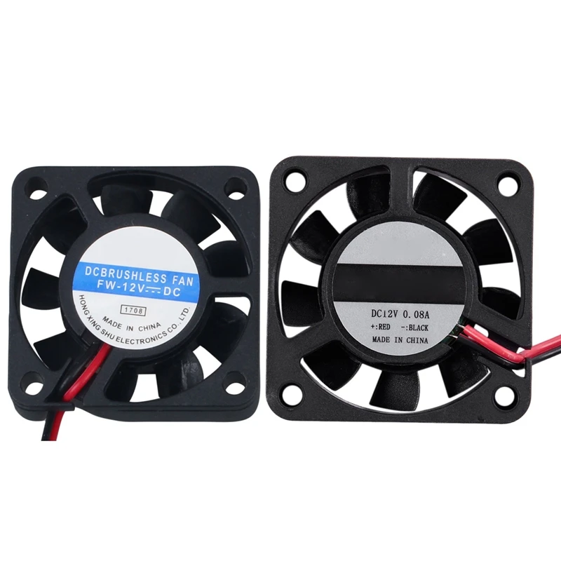 DC 12V 0.1A 2 Pin PC чехол охлаждающий вентилятор для процессора 40mm x 10mm & 4010 9 Blade