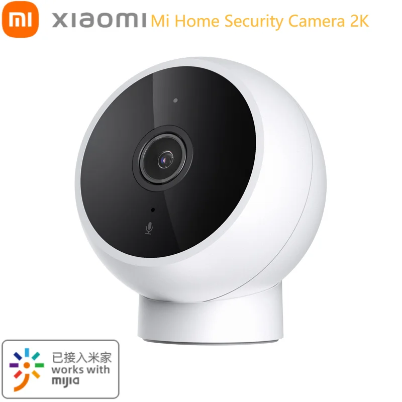 

Новая Домашняя камера безопасности Xiaomi Mi 2K, стандартная версия, работает с приложением Mijia, двусторонняя связь, инфракрасное ночное видение
