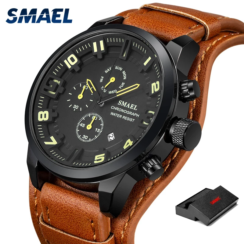 

SMAEL Men Watches Man Clock 2019 Top Brand Luxury Army Military Steampunk Sports Male Quartz-Watch Men Hodinky Relojes Hombre