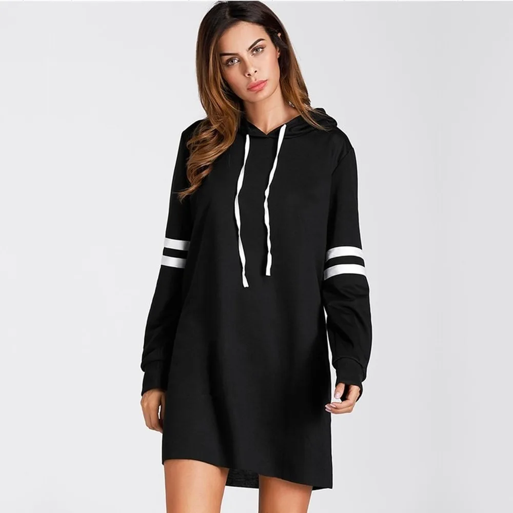Женское модное платье с капюшоном новинка сезона весна осень 2020 повседневная