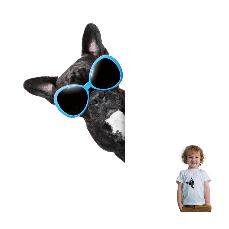Наклейки с надписью Cool Dog стикеры утюгом для взрослой одежды модный аксессуар