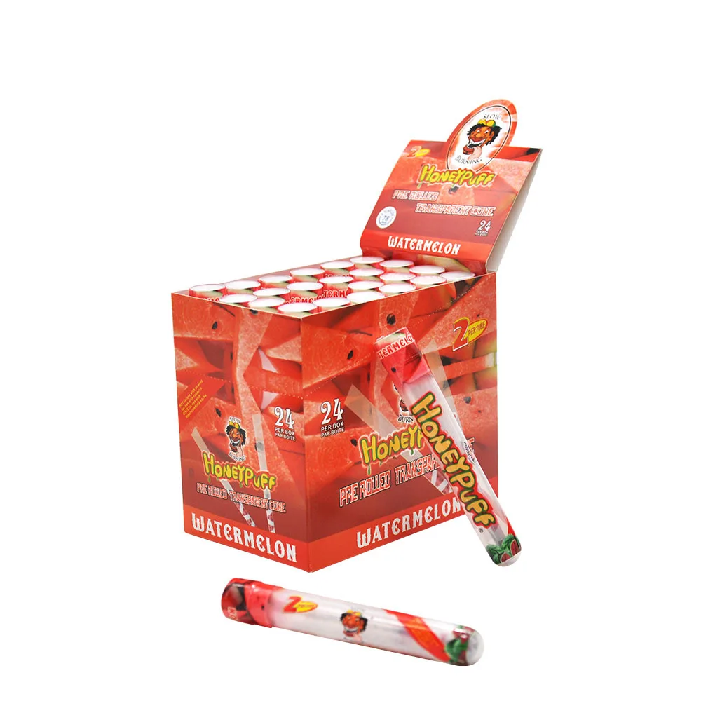 Прозрачная трубка для курения с фруктовым вкусом 1 коробка 24 шт одна 2 78 мм