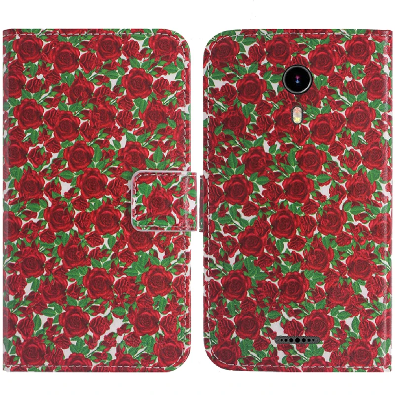 Стильный красивый мультяшный защитный кожаный чехол TienJueShi для телефона Ginzzu S5120