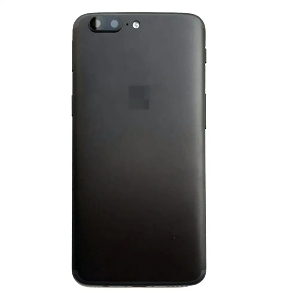 Black Оригинальная новинка 5," для Oneplus 5 Five 1+ 5 A5000 Задняя Дверь Корпус Крышка батарейного отсека с боковым ключом объектив sim-карта лоток - Цвет: Black