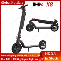 folding hx x8 electric skateboard scooter bicycle foldable kick scooter 36v 10ah escooter