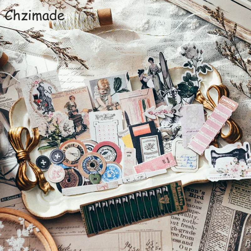 

Chzimade 32 шт. Винтаж мусор журнал с фигурками Бумага наклейки для скрапбукинга открытки в альбом рукоделие своими руками Happy Planner Декор