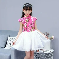 girls summer chinese style dress mesh yarn 12 childrens clothing 11 clothes 10 evening dress 8 princess fashion dresses 6 years