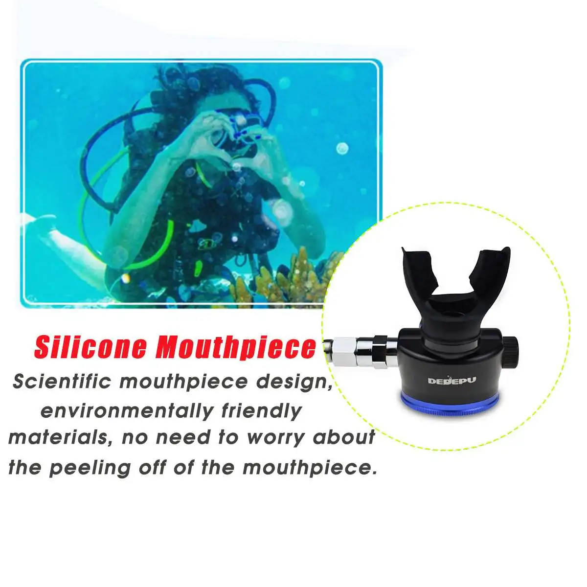 

1L Diving Equipment Set Oxygen Scuba Air Tank Dive Respirator Cylinder Valve Snorkeling Head Adapter+ Bags