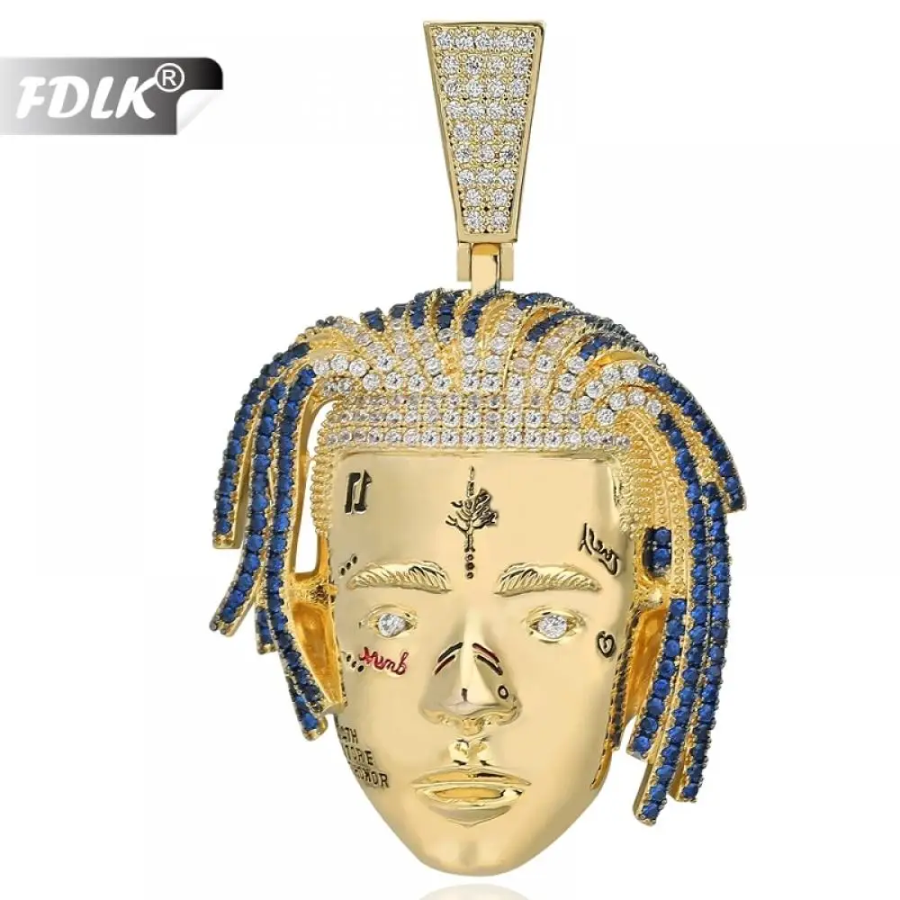 RIP Rapper Respect модное ожерелье с подвеской в стиле хип-хоп Rap Rapper xxxtentacion мужские ювелирные изделия с 2" цепочкой