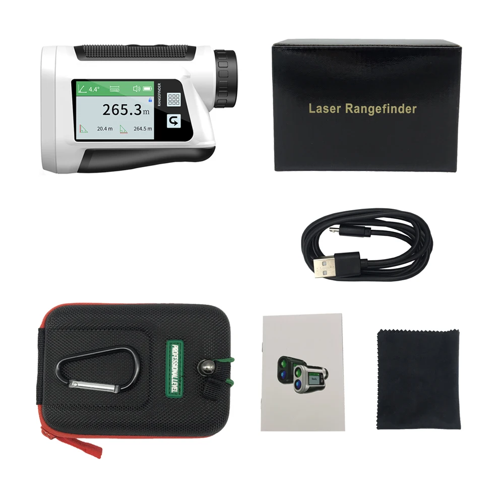 Новейший лазерный дальномер для гольфа монокулярный телескоп охоты измерения