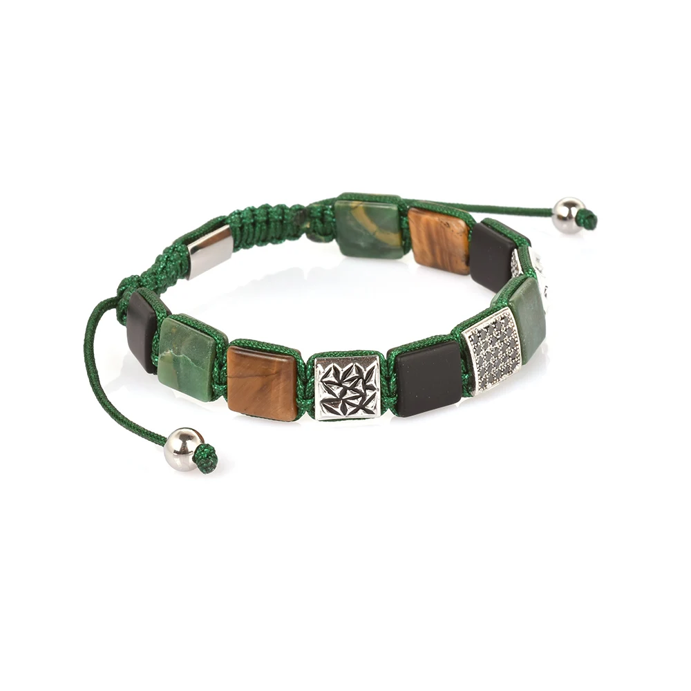 Томас пользовательские ювелирные изделия мужской браслет квадратный