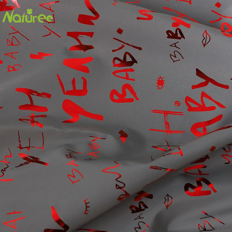 Светоотражающая ткань блестящая эластичная симфоническая для лазерного вязания