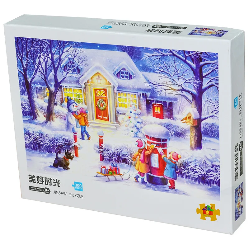 

Adult Landscape Puzzle 300 Pieces Lovers under Starry Sky Men and Women Couple Puzzle Youth Puzzle Paper Toys