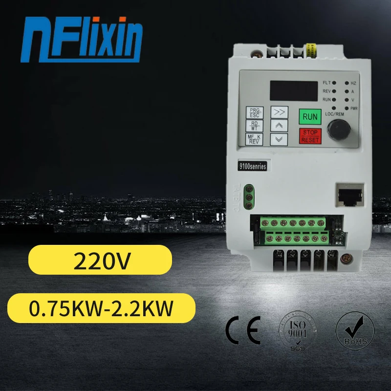 Распродажа! Частотно регулируемым приводом мини 1.5kw 2.2kw 220V 1 фазный вход частотно 3