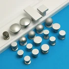 Ручки из алюминиевого сплава для кухонного шкафа с одним отверстием, твердые ручки для ящиков, ручки для шкафа, дверные ручки для шкафа, мебельная фурнитура ручки для мебели ручка мебельнаямебель для домамебельные ручк