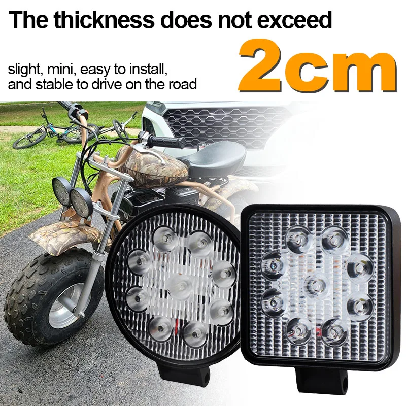 27 Вт Автомобильный светодиодный рабочий светильник бар 12 в свет 6000K DRL Авто